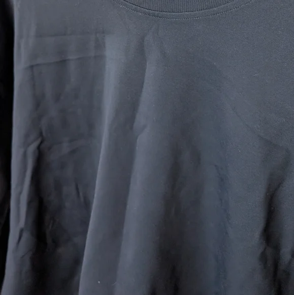 Athleta Cropped Black Long Sleeve Mock Neck Top - XL - Picture 3 of 5